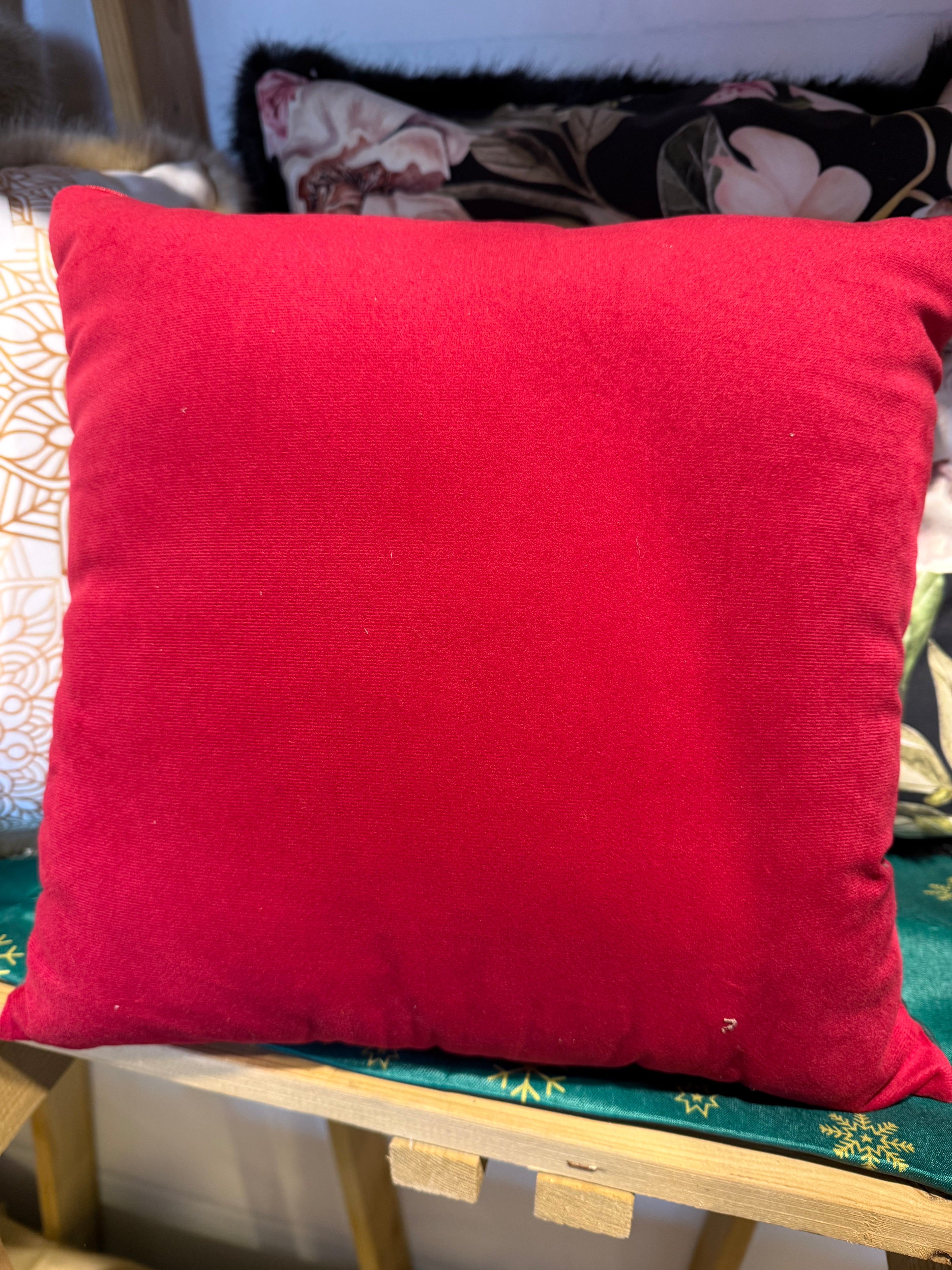 Handmade Dog Cushion – 16” x 16” – Includes Insert